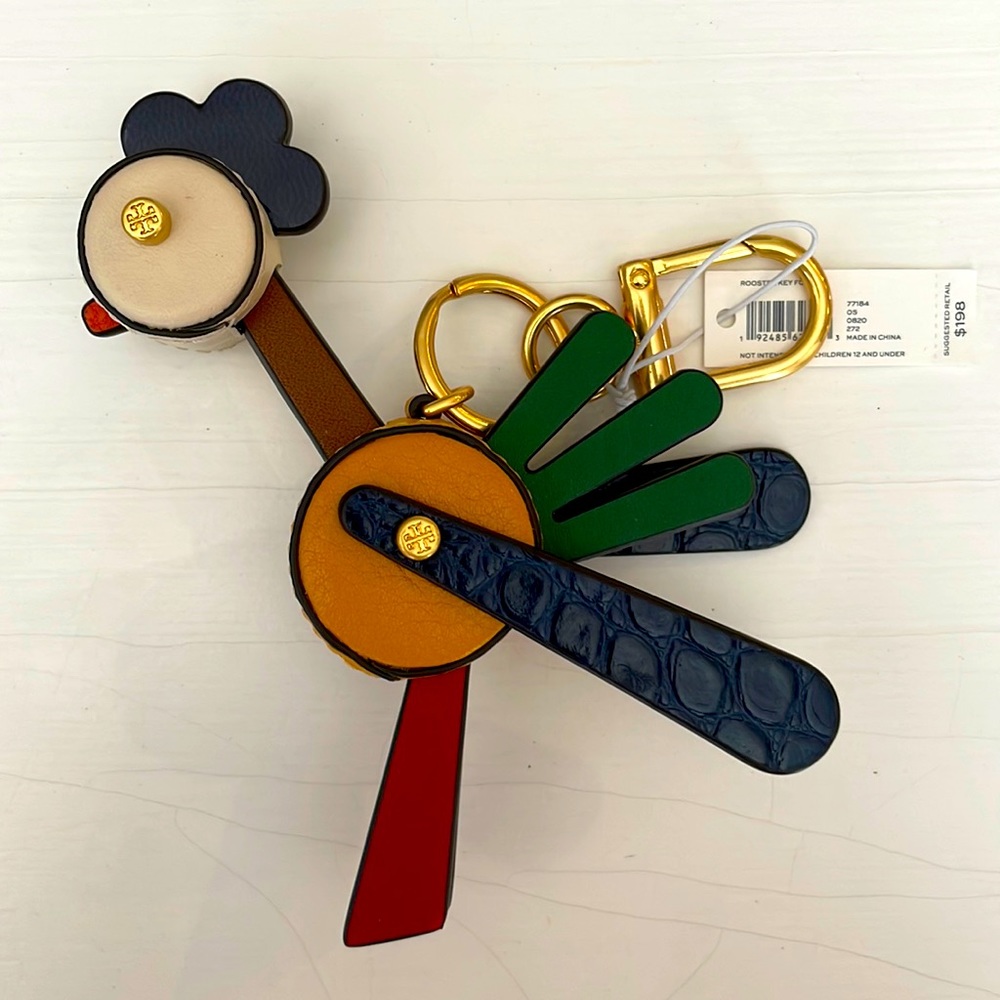 Tory Burch Rooster Key Fob
